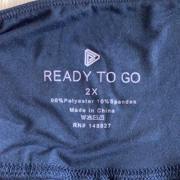 NWT Black Soft Plus Size Leggings, Size 1X, NWT - Picture 9 of 9